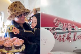 Paris Hilton Celebrates 43rd Birthday with Elaborately Decorated Private Jet Trip with Husband Carter and Son 