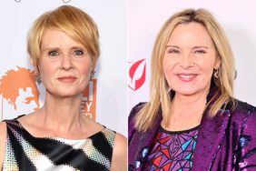 Cynthia Nixon attends the 2023 Ali Forney Center A Place At The Table Gala; Kim Cattrall attends "Happy Clothes: A flim About Patricia Field" premiere during the 2023 Tribeca Festival