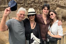 Catherine Zeta Jones and Michael Douglas family trip