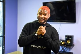Usher Raymond attends the Healthy Thanksgiving meals giveaway