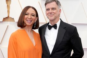 Maya Rudolph and Paul Thomas Anderson attend t the 94th Annual Academy Awards at Hollywood and Highland on March 27, 2022 in Hollywood, California.