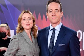 Keeley Hawes and Matthew Macfadyen attend the "Succession" European Premiere during the 65th BFI London Film Festival at The Royal Festival Hall on October 15, 2021 in London, England