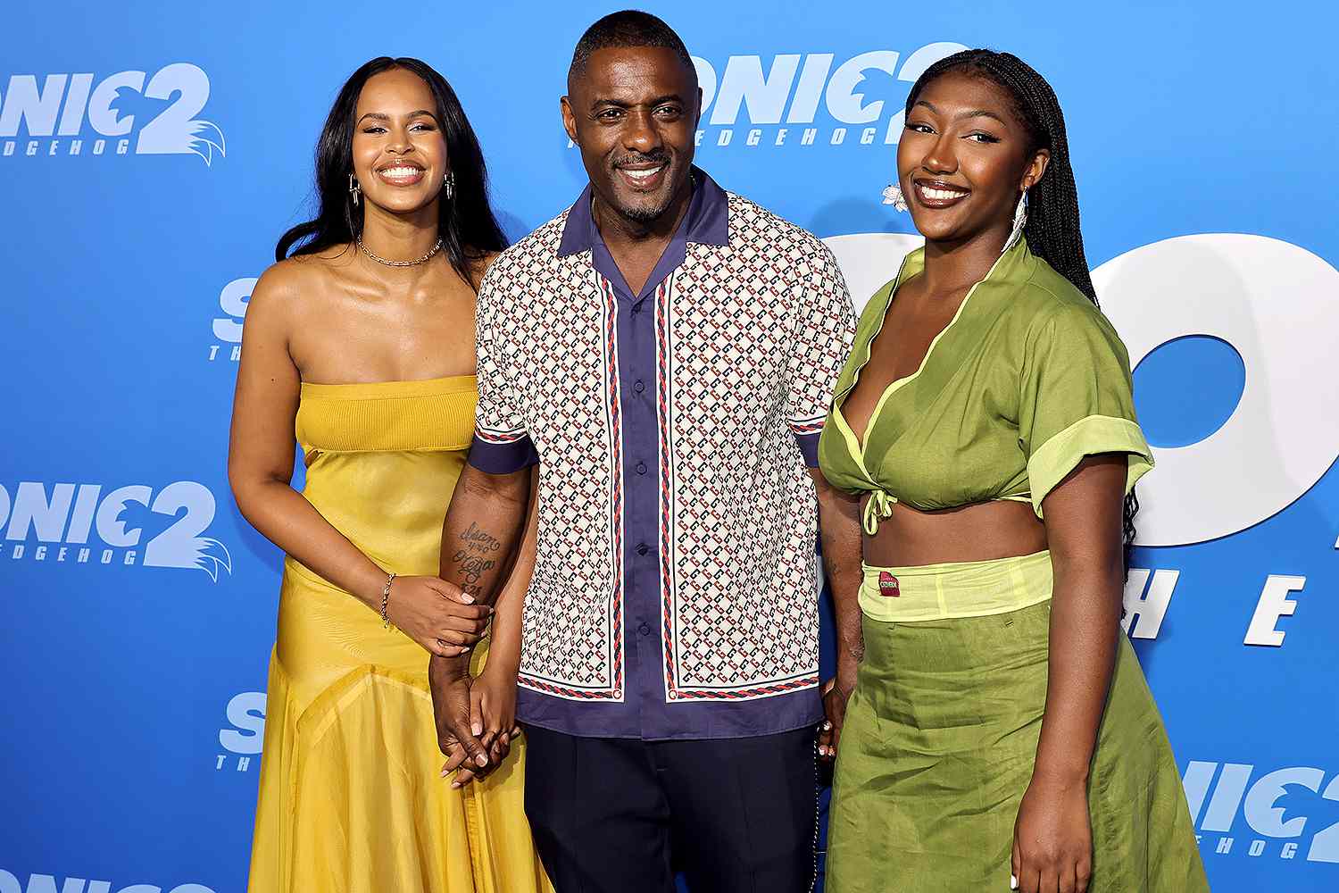 Sabrina Elba, Idris Elba and Isan Elba