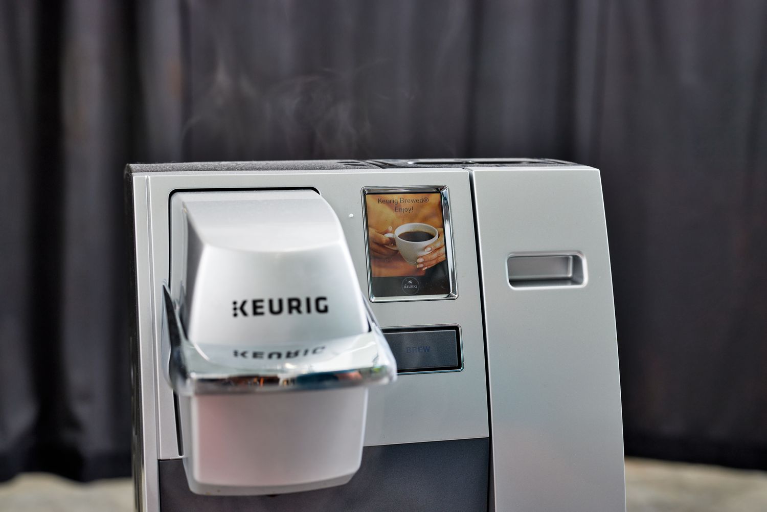 Close up of the Keurig K155 OfficePro Premier Brewing System