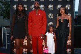 Gabrielle Union and Daughters Zaya and Kaavia Celebrate Dwyane Wade's Basketball Hall of Fame Induction