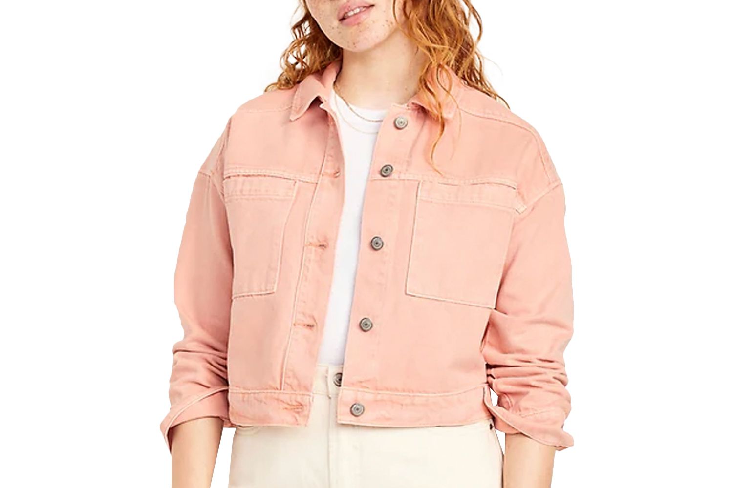 Old Navy Cropped Utility Jean Jacket