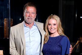 Arnold Schwarzenegger and Heather Milligan attend An Evening with Arnold Schwarzenegger at Academy Museum of Motion Pictures on June 28, 2023 in Los Angeles, California