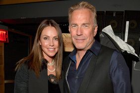 Christine Costner and Kevin Costner attend OmniPeace Foundation Presents Rock Rwanda Benefit Honoring Kevin & Christine Costner at Vibrato Grill Jazz on April 05, 2022 in Los Angeles, California. 