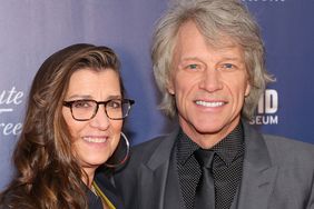 Dorothea Hurley and Recipient of the Intrepid Lifetime Achievement Award Jon Bon Jovi attend as Intrepid Museum hosts Annual Salute To Freedom Gala on November 10, 2021 in New York City