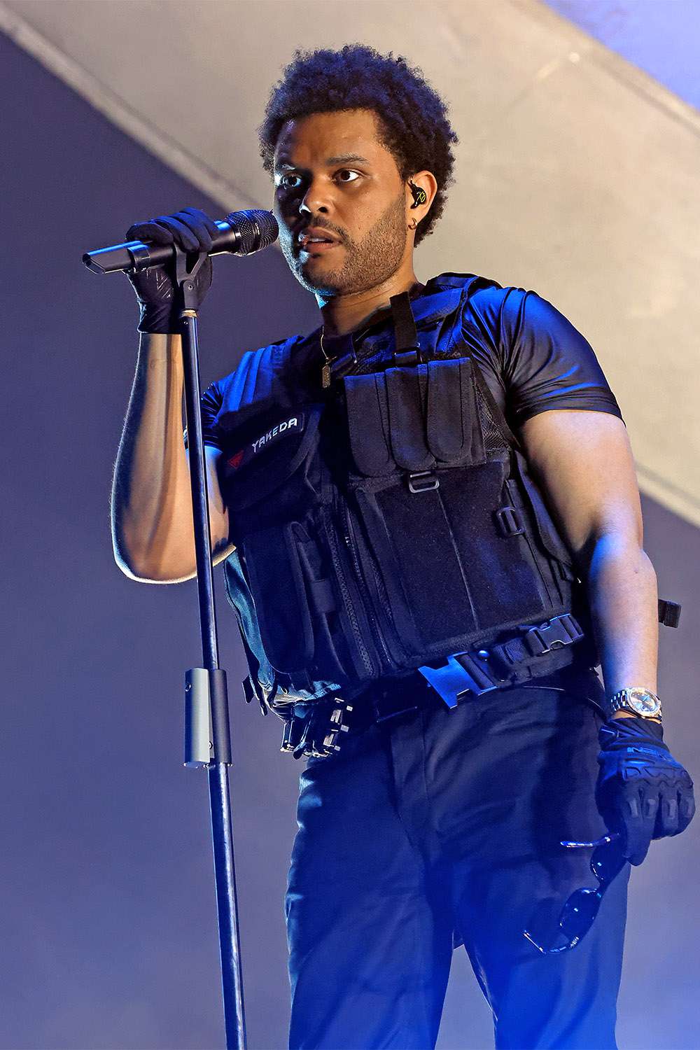 INDIO, CALIFORNIA - APRIL 24: The Weeknd performs on the Coachella stage during the 2022 Coachella Valley Music And Arts Festival on April 24, 2022 in Indio, California. (Photo by Amy Sussman/Getty Images for Coachella)