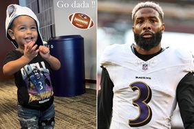 Odell Beckham Jrs Son Zydn Cheers Him On at Toddler's First NFL Game