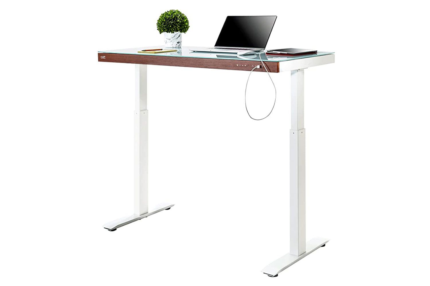Seville Classics Airlift Electric Sit-Stand Desk