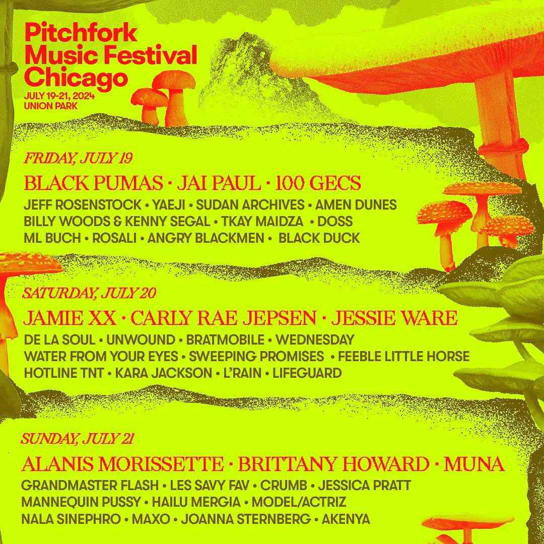 Summer Music Festivals - Pitchfork