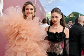 Heidi Klum and Leni Olumi Klum attend the amfAR Cannes Gala 30th edition Presented by Chopard and Red Sea International Film Festival at Hotel du Cap-Eden-Roc on May 23, 2024