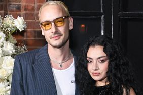 George Daniel (L) and Charli XCX attend the Vogue & Netflix party in celebration of the BAFTA Television Awards at Belvedere Restaurant on May 11, 2023 in London, England