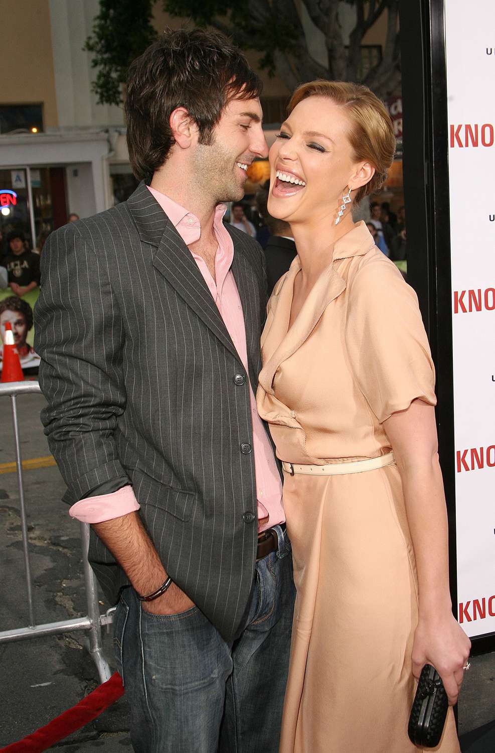 Katherine Heigl and Josh Kelley during "Knocked Up" Los Angeles Premiere