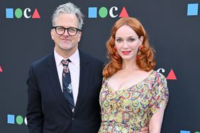 George Bianchini and Christina Hendricks attend the MOCA Gala 2022 on June 04, 2022 in Los Angeles, California.