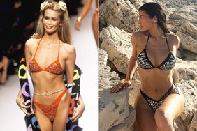 Claudia Schiffer Shouts Out Kylie Jenner's Vintage Bikini and Shares a Glam Photo Wearing the Same One in 1994