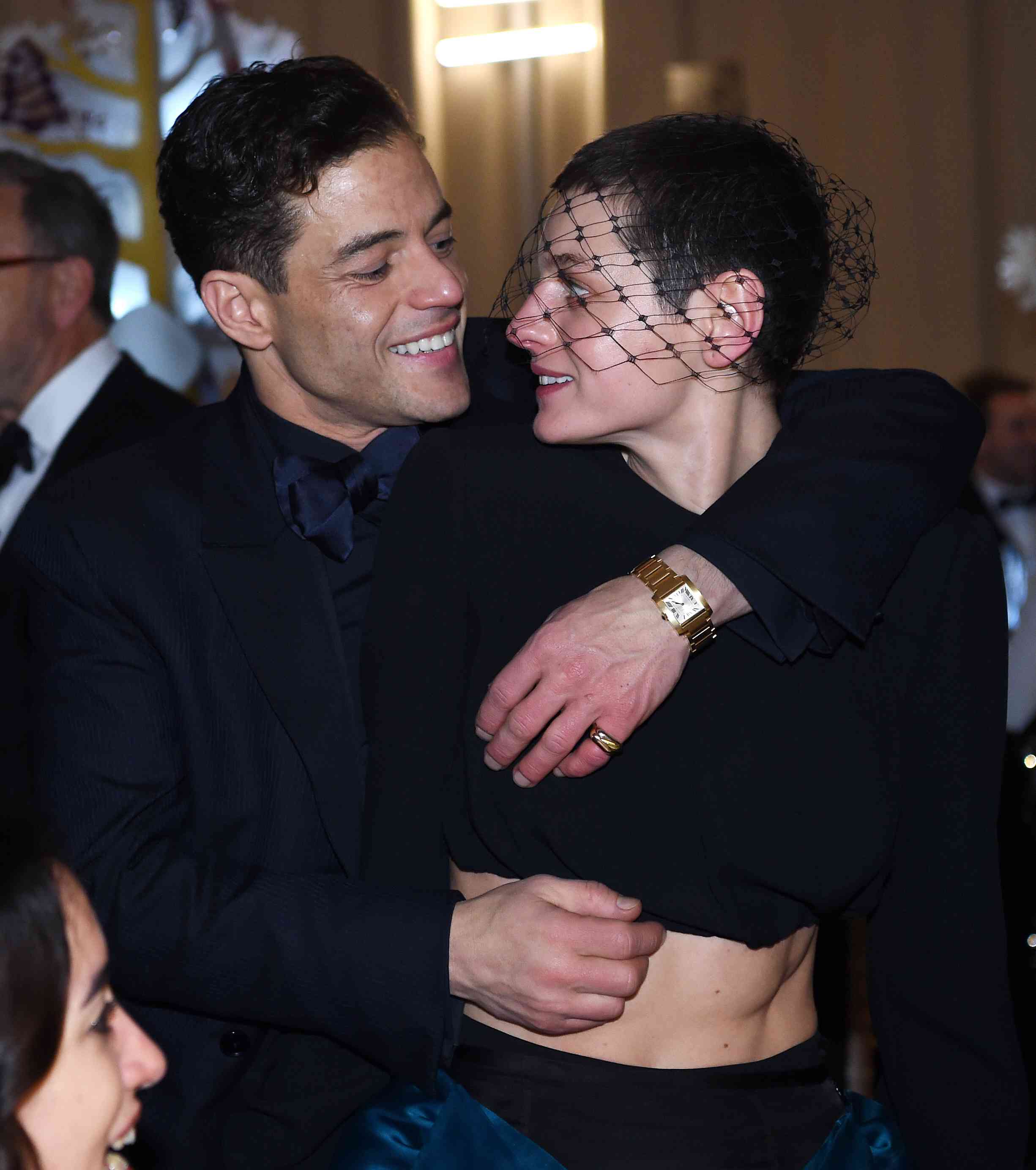 Rami Malek and Emma Corrin Bafta Awards london 02 18 24