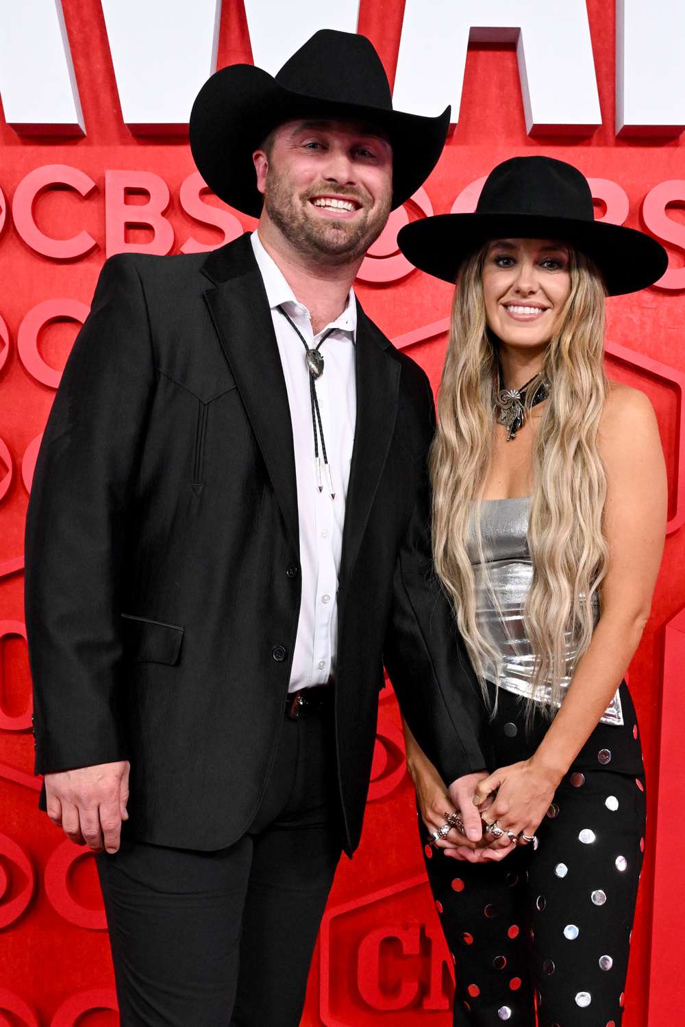 Duck Hodges and Lainey Wilson at the 2024 CMT Music Awards held at the Moody Center on April 7, 2024 in Austin, Texas. 