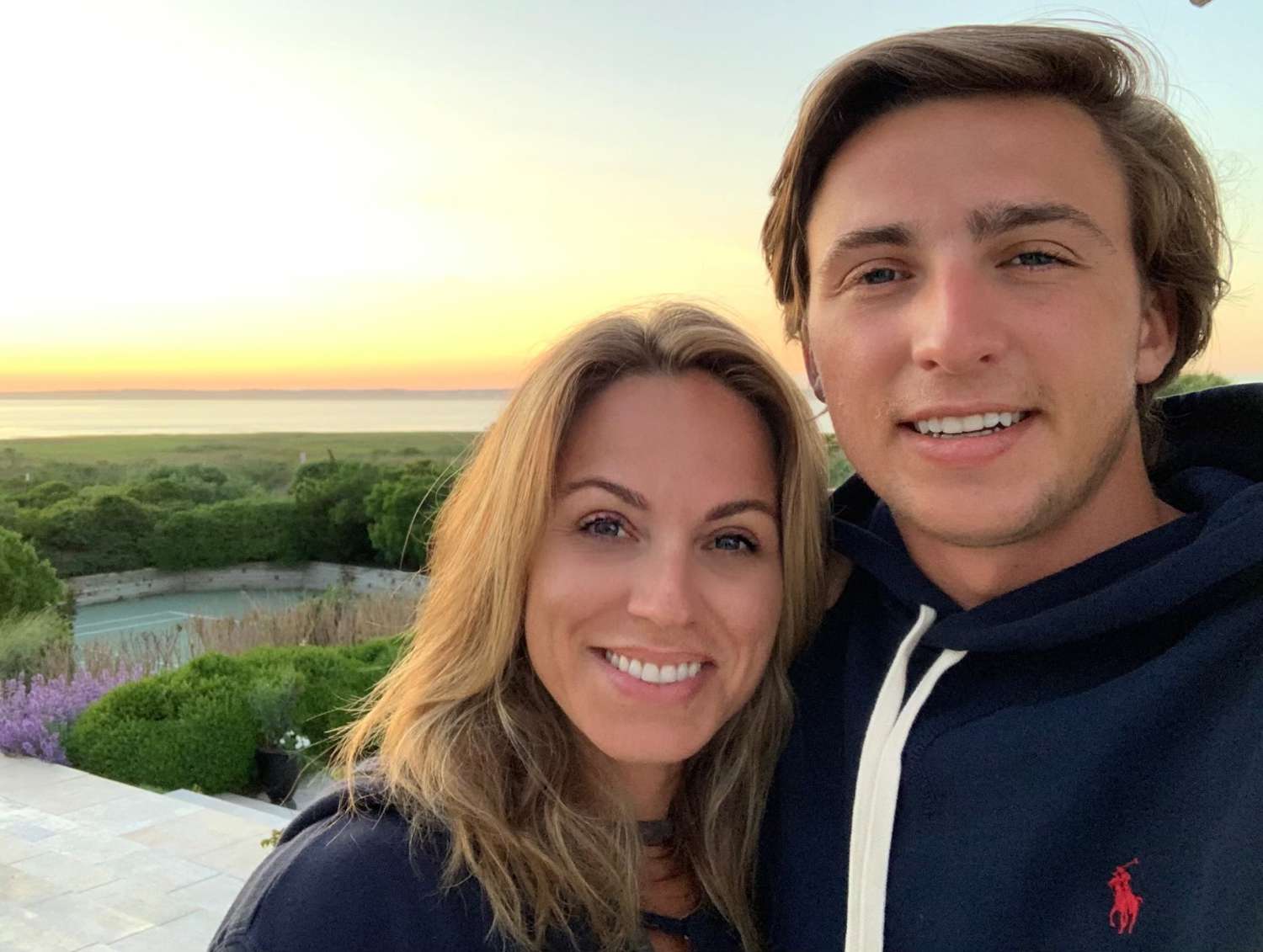 Nicole Saphier (left) and her son, Nick