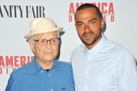 Executive producer Norman Lear (L) and actorJesse Williams attend the Premiere of Epix's "America Divided" at Billy Wilder Theater at The Hammer Museum on September 20, 2016 in Westwood, California. (