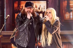 Nate Smith and Avril Lavigne perform onstage during the 59th Academy of Country Music Awards at The Ford Center at The Star on May 16, 2024 in Frisco, Texas.