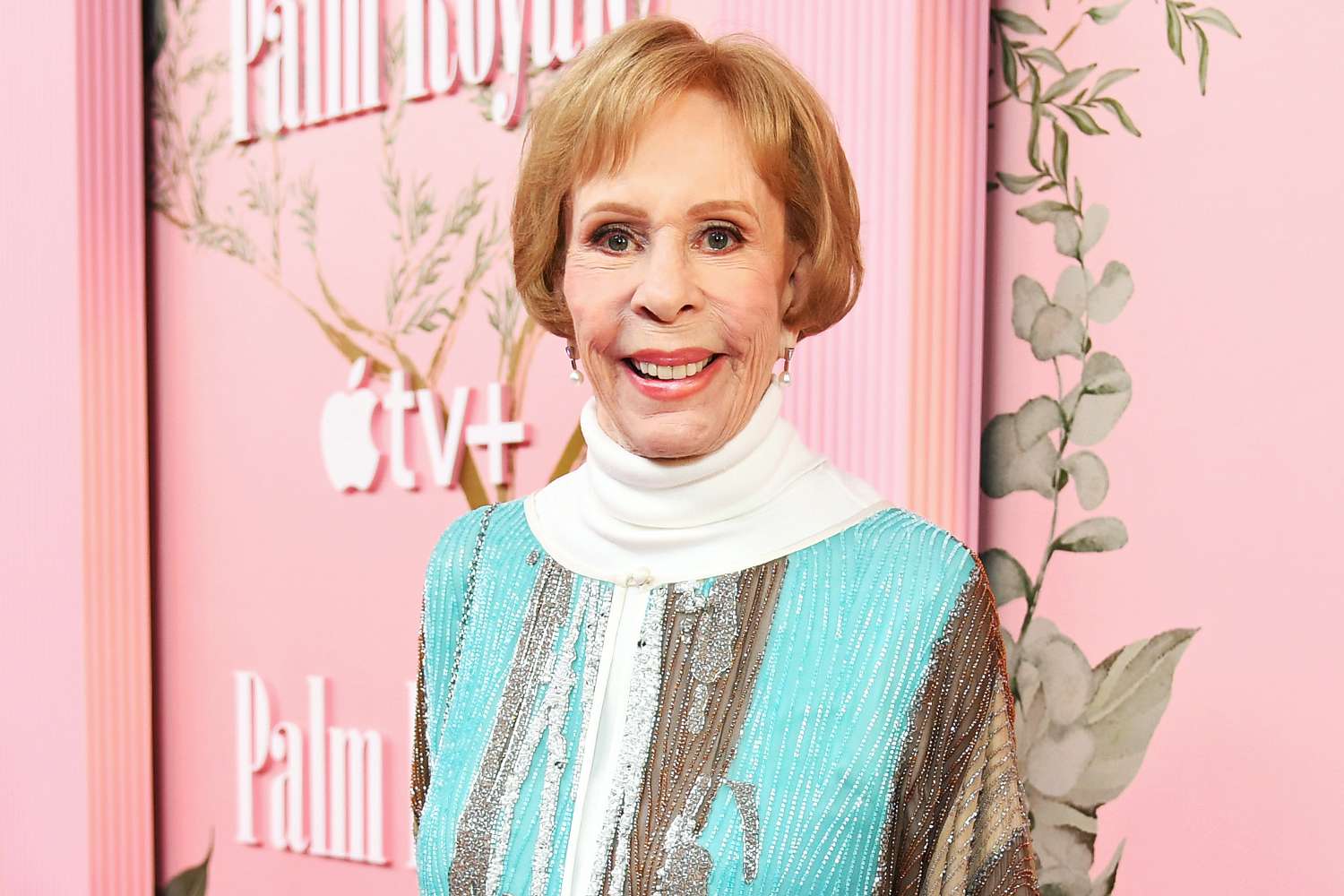 Carol Burnett at the premiere of Apple TV+'s "Palm Royale" held at the Samuel Goldwyn Theater on March 14, 2024 in Beverly Hills, California.