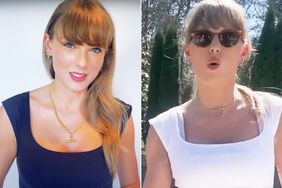 Taylor Swift Cap-Sleeve Top