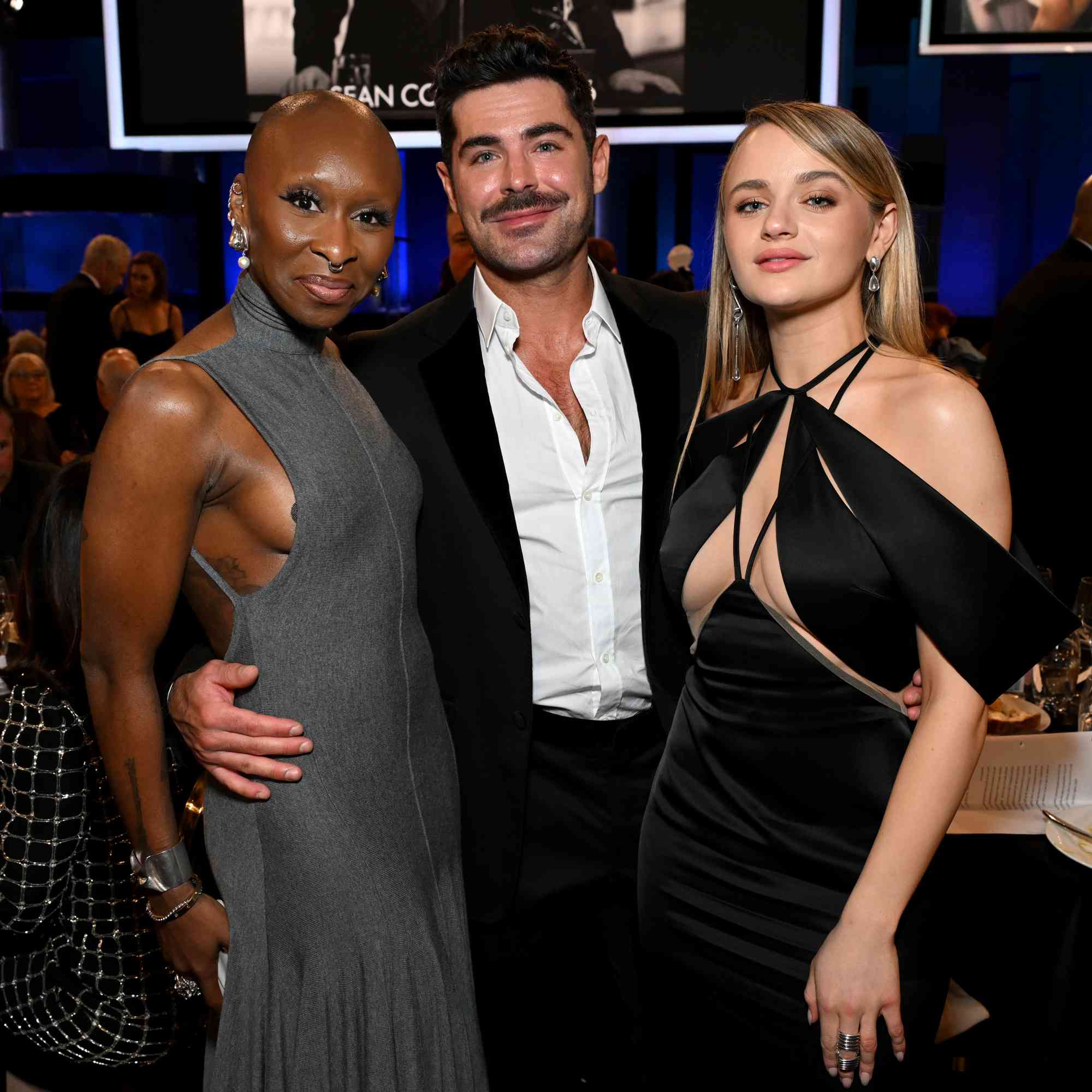  Cynthia Erivo, Zac Efron, Zac Efron and Joey King attend the 49th AFI Life Achievement Award: A Tribute To Nicole Kidman at Dolby Theatre on April 27, 2024 in Los Angeles, California. 