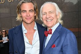 Chris Pine and Robert Pine at the premiere of "Five Days at Memorial" in 2022 