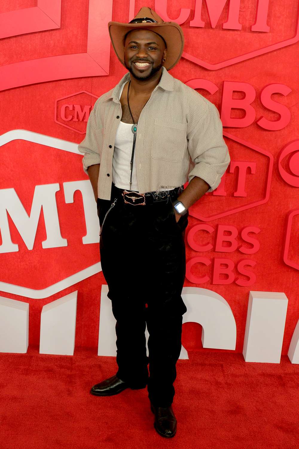Tae Lewis attends the 2024 CMT Music Awards at Moody Center on April 07, 2024 in Austin, Texas