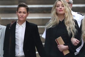 Amber Heard (right) with girlfriend Bianca Butti leaves the High Court in London on the final day of hearings in Johnny Depp's libel case against the publishers of The Sun and its executive editor, Dan Wootton
