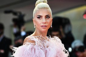 Lady Gaga arrives for the premiere of the film "A Star is Born" presented out of competition on August 31, 2018 during the 75th Venice Film Festival at Venice Lido