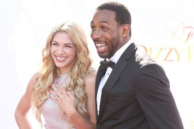 Allison Holker (L) and Stephen Boss arrive at the Dizzy Feet Foundation's 3rd Annual Celebration of Dance Gala held at Dorothy Chandler Pavilion on July 27, 2013 in Los Angeles, California.