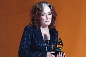 US singer Bonnie Raitt accepts the award for Song Of The Year for "Just Like That" during the 65th Annual Grammy Awards at the Crypto.com Arena in Los Angeles on February 5, 2023.