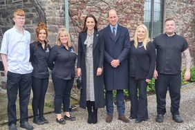 Kate Middleton & Prince William at Duffryn Mawr Country House