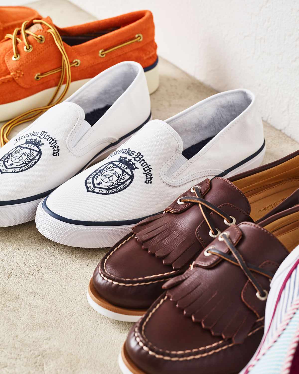 sperry and brooks bros colab