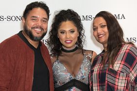 John Alexander, Ayesha Curry and Carol Alexander attend the Williams-Sonoma Ayesha Curry Book Signing on September 20, 2016 in New York, New York.