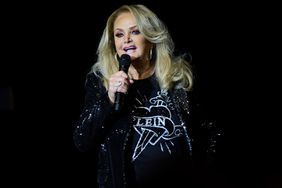 Welsh singer Bonnie Tyler performs onstage during a concert at Preto e Prata Hall in Casino Estoril on April 29, 2023
