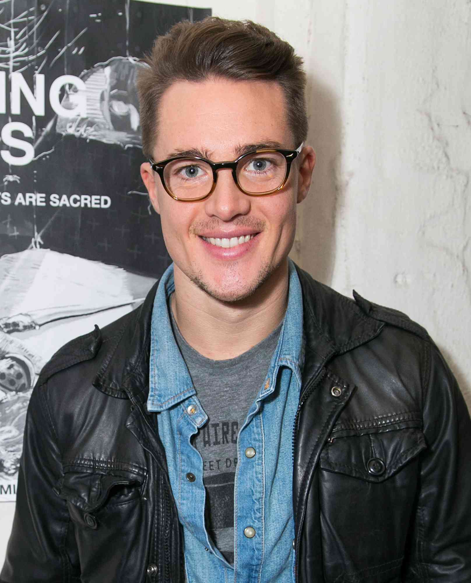 Alexander Dreymon attends the "Guys Reading Poems" fundraiser at V Wine Bar on April 11, 2014 in West Hollywood, California