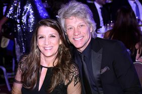 Dorothea Hurley and Jon Bon Jovi accept attend Jackie Robinson Foundation Robie Awards Dinner at Marriot Marquis on March 02, 2020 in New York City.