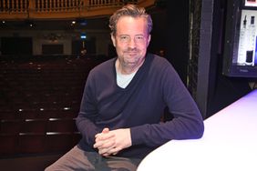 Matthew Perry poses at a photocall for "The End Of Longing", a new play which he wrote and stars in at The Playhouse Theatre, on February 8, 2016 in London, England