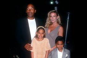HOLLYWOOD - MARCH 16: O.J. Simpson and Nicole Brown Simpson (1959-1994) walk the red carpet with their children Sydney and Justin as they attend the 'Naked Gun 33 1/3: The Final Insult' Hollywood Premiere on March 16, 1994 at the Paramount Studios in Hollywood, California. Nicole Brown Simpson shown here three months before her death on June 12, 1994.
