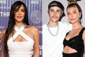 Kim Kardashian attends the 2024 Breakthrough Prize Ceremony; Justin Bieber and Hailey Bieber attend the premiere of YouTube Originals' "Justin Bieber: Seasons" 