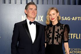 Billy Crudup and Naomi Watts attend the 30th Annual Screen Actors Guild Awards at Shrine Auditorium and Expo Hall on February 24, 2024 in Los Angeles, California. 