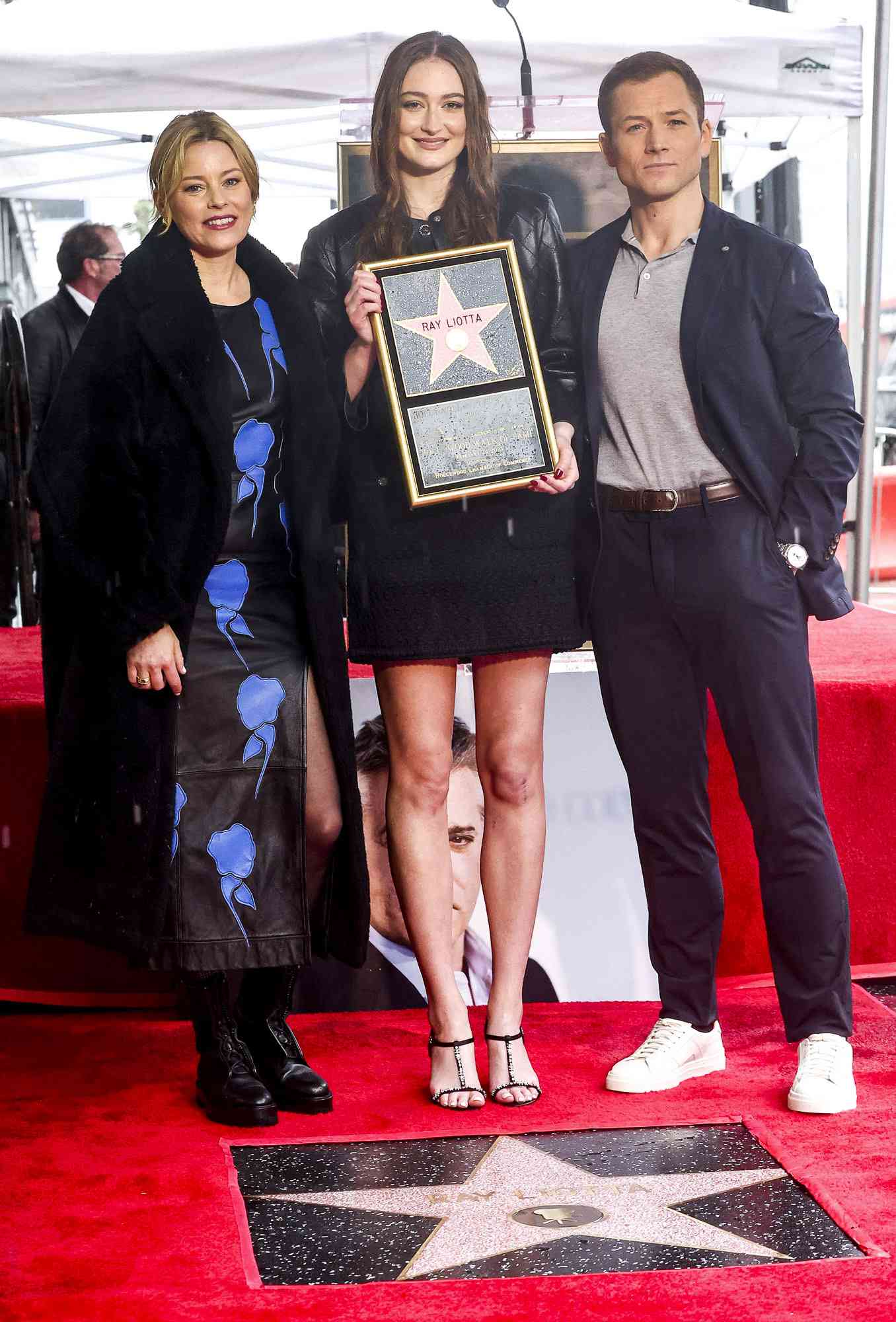 Elizabeth Banks, Karsen Liotta and Taron Egerton Ray Liotta honored with a star on the Hollywood Walk of Fame, Los Angeles, California, USA - 24 Feb 2023