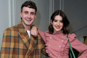 Paul Mescal and Daisy Edgar Jones attend the exclusive Aftersun screening, Q&A with director and cast, and after party presented by MUBI and Gucci at Curzon Soho on November 15, 2022 in London, England.