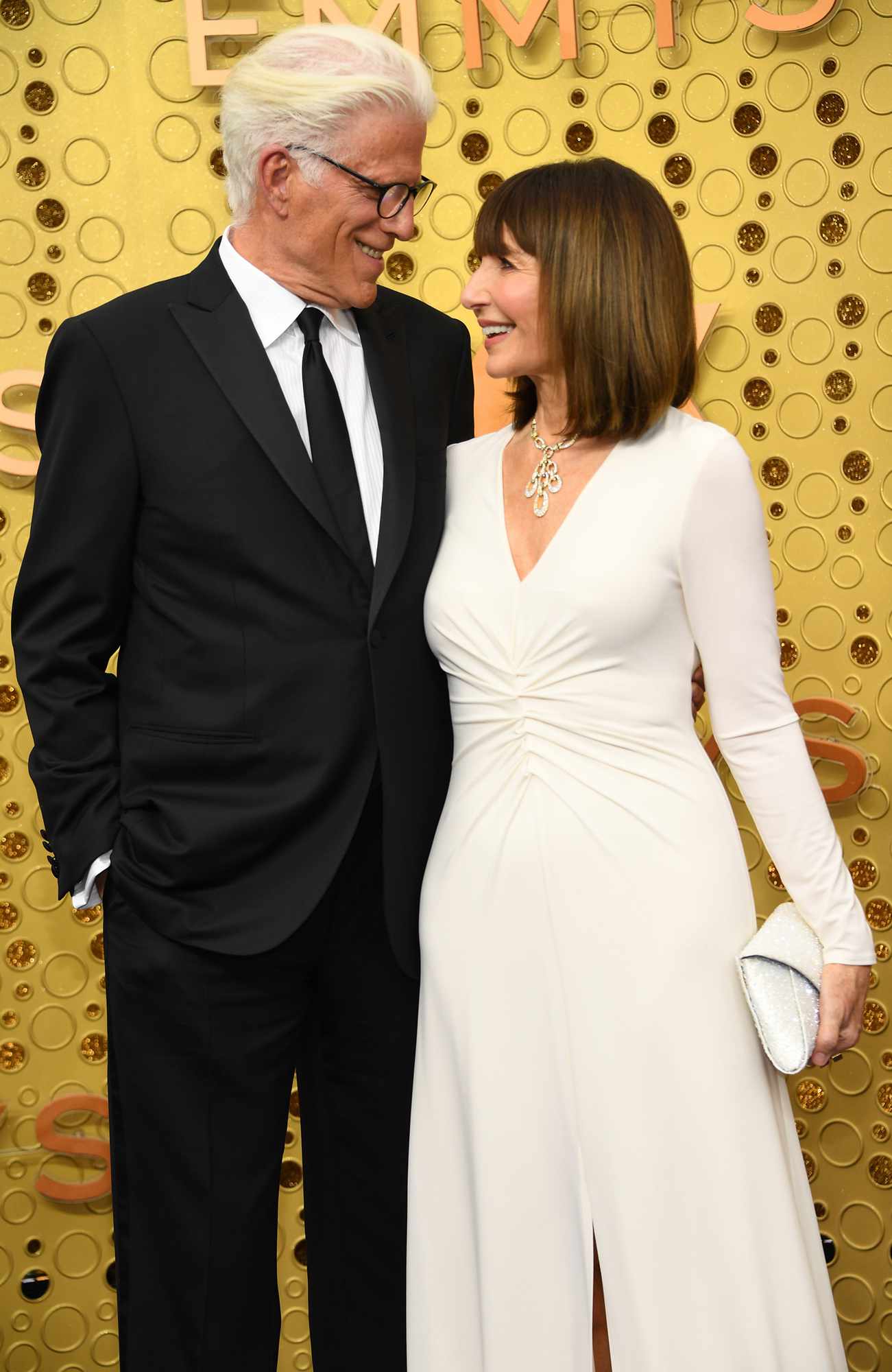 Ted Danson (L) and Mary Steenburgen attend the 71st Emmy Awards at Microsoft Theater on September 22, 2019 in Los Angeles, California