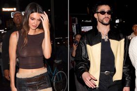 New York, NY - Kendall Jenner and Bad Bunny spotted leaving Carbone and heading to Pergola while enjoying a night out in NYC. Pictured: Kendall Jenner, Bad Bunny BACKGRID USA 29 APRIL 2023 BYLINE MUST READ: T.JACKSON / BACKGRID USA: +1 310 798 9111 / usasales@backgrid.com UK: +44 208 344 2007 / uksales@backgrid.com *UK Clients - Pictures Containing Children Please Pixelate Face Prior To Publication*; New York, NY - Kendall Jenner and Bad Bunny spotted leaving Carbone and heading to Pergola while enjoying a night out in NYC. Pictured: Kendall Jenner, Bad Bunny BACKGRID USA 29 APRIL 2023 BYLINE MUST READ: T.JACKSON / BACKGRID USA: +1 310 798 9111 / usasales@backgrid.com UK: +44 208 344 2007 / uksales@backgrid.com *UK Clients - Pictures Containing Children Please Pixelate Face Prior To Publication*